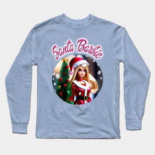 Santa Barbie Long Sleeve T-Shirt